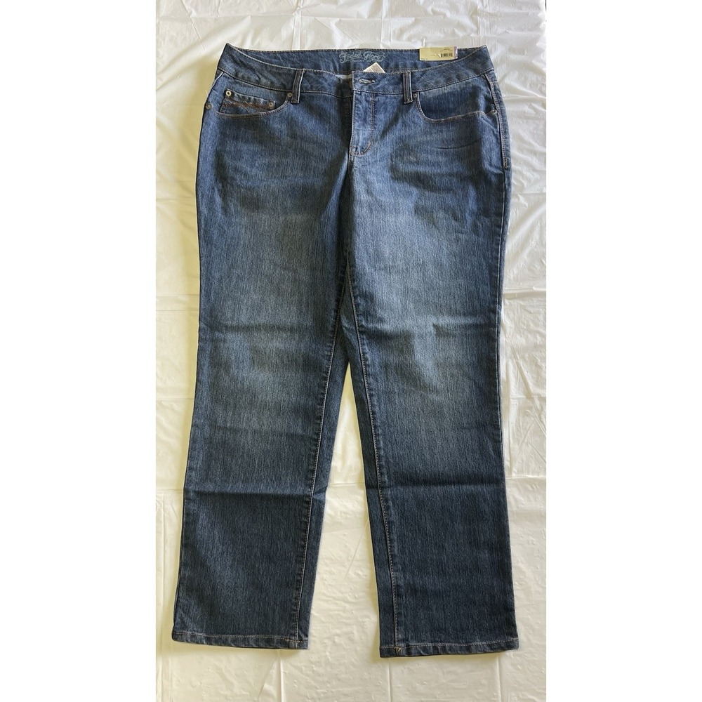 Faded Glory Straight Denim Blue Jean Women's Size 18